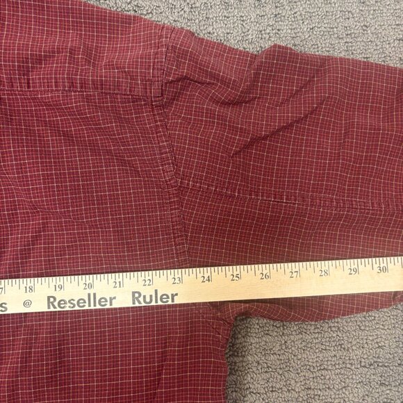 Vintage Gap Shirt Cotton Poplin Long Sleeve Collar Gingham Plaid Classic Oxford - Picture 3 of 10